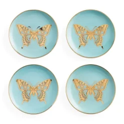 Marie Dumas Jonathan Adler Mariposa Set of 4 Coasters