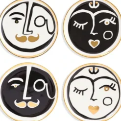Marie Dumas Jonathan Adler Marseilles Coasters Set of Four