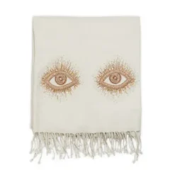 Marie Dumas Jonathan Adler Muse Eyes Merino Wool Throw