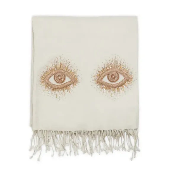 Marie Dumas Jonathan Adler Muse Eyes Merino Wool Throw