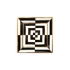 Marie Dumas Jonathan Adler Op Art Square Tray