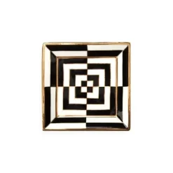 Marie Dumas Jonathan Adler Op Art Square Tray
