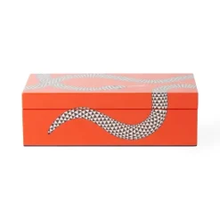 Marie Dumas Jonathan Adler Small Orange Eden Box