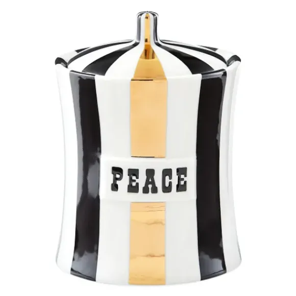 Marie Dumas Jonathan Adler Vice Black & Gold Peace Canister