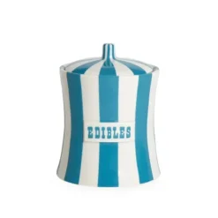 Marie Dumas Jonathan Adler Vice Edibles Teal Canister
