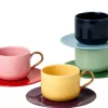 Marie Dumas Kate Spade Make It Pop Set of 8 Cup & Saucers