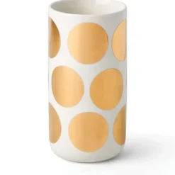 Marie Dumas Kate Spade On The Dot Tall Gold Vase