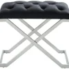 Marie Dumas Kylie Bench Black and Silver