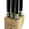 Marie Dumas Laguiole by Andre Verdier Black Steak Knives