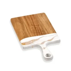 Marie Dumas Large Acacia Gold Quartz Cheese Board