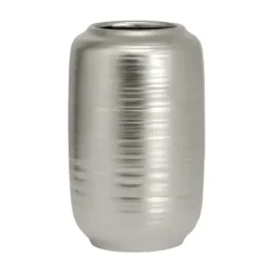 Marie Dumas Large Alina Matte Silver Vase