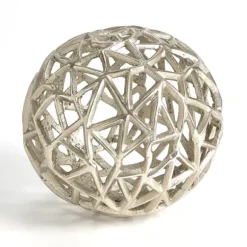 Marie Dumas Large Antique Nickel Jali Ball