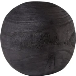 Marie Dumas Large Black Wood Sphere