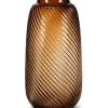 Marie Dumas Large Brown Barrel Vase