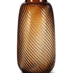Marie Dumas Large Brown Barrel Vase