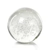 Marie Dumas Large Crystal Ball with Bubbles
