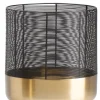 Marie Dumas Large Gold Cylinder Hurricane