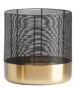 Marie Dumas Large Gold Cylinder Hurricane