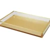 Marie Dumas Large Gold Lucite Tray