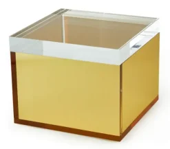 Marie Dumas Large Gold Square Box