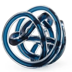 Marie Dumas Large Indigo Glass Knot Ball