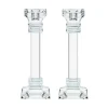 Marie Dumas Large Set of 2 Crystal Candle Holders