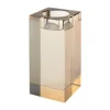 Marie Dumas Large Smoke Crystal Tealite