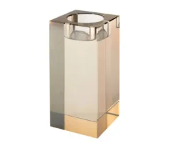 Marie Dumas Large Smoke Crystal Tealite