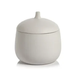 Marie Dumas Large White Ceramic Canister