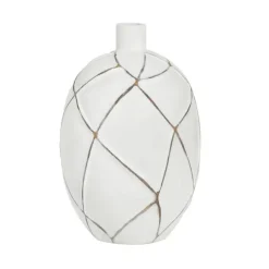 Marie Dumas Large White Patina Vase