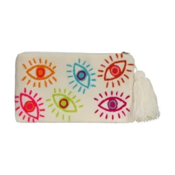 Marie Dumas Large White Pouch