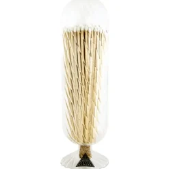 Marie Dumas Large White Ribbed Match Dome