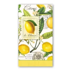 Marie Dumas Lemon Basil Hostess Napkins
