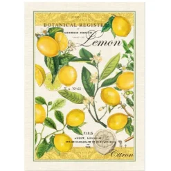 Marie Dumas Lemon Basil Kitchen Towel