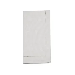 Marie Dumas Light Grey Linen Napkins Set of 4