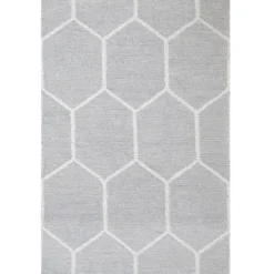 Marie Dumas Light Grey Motif 2x3 Rug