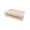 Marie Dumas Lizard Ivory Large Box