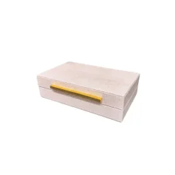 Marie Dumas Lizard Ivory Small Box