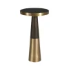 Marie Dumas Louvre Black And Gold Accent Table