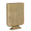 Marie Dumas Low Golden Aluminum Vase
