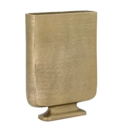 Marie Dumas Low Golden Aluminum Vase