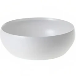 Marie Dumas Low White Small Bowl