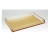 Marie Dumas Lucite Gold Tray