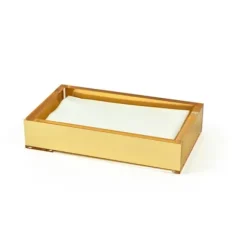 Marie Dumas Lucite Napkin Tray - Gold