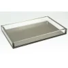 Marie Dumas Lucite Silver Tray