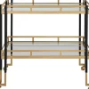 Marie Dumas Lyra Black & Gold Bar Cart