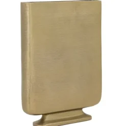 Marie Dumas Lyra Tall Golden Vase