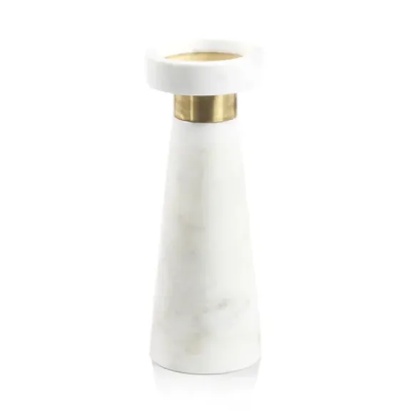 Marie Dumas Marble Pillar Holder - Large