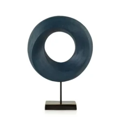 Marie Dumas Marino Blue Porcelain Twist on Stand