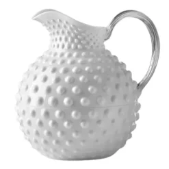 Marie Dumas MarioLuca Giusti Acrylic Sister Rosetta White Pitcher